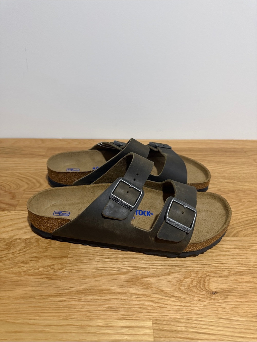 Birkenstock Arizona size 9 brand new Double Strap Sandals - Faded Khaki - Picture 2 of 6